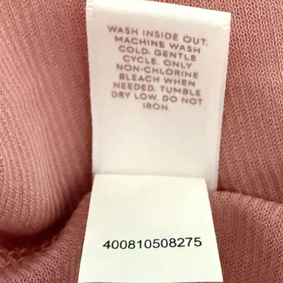 LC Lauren Conrad Cold Shoulder Ruffle Shift Dress Women’s S 4/6 Desert Mauve NWT - Picture 14 of 15